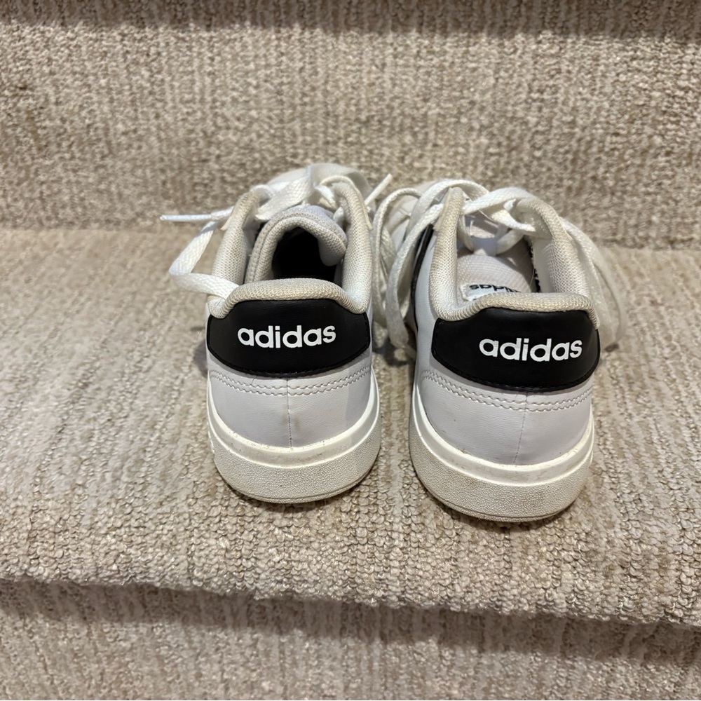 Adidas Classic White and Black Shoes